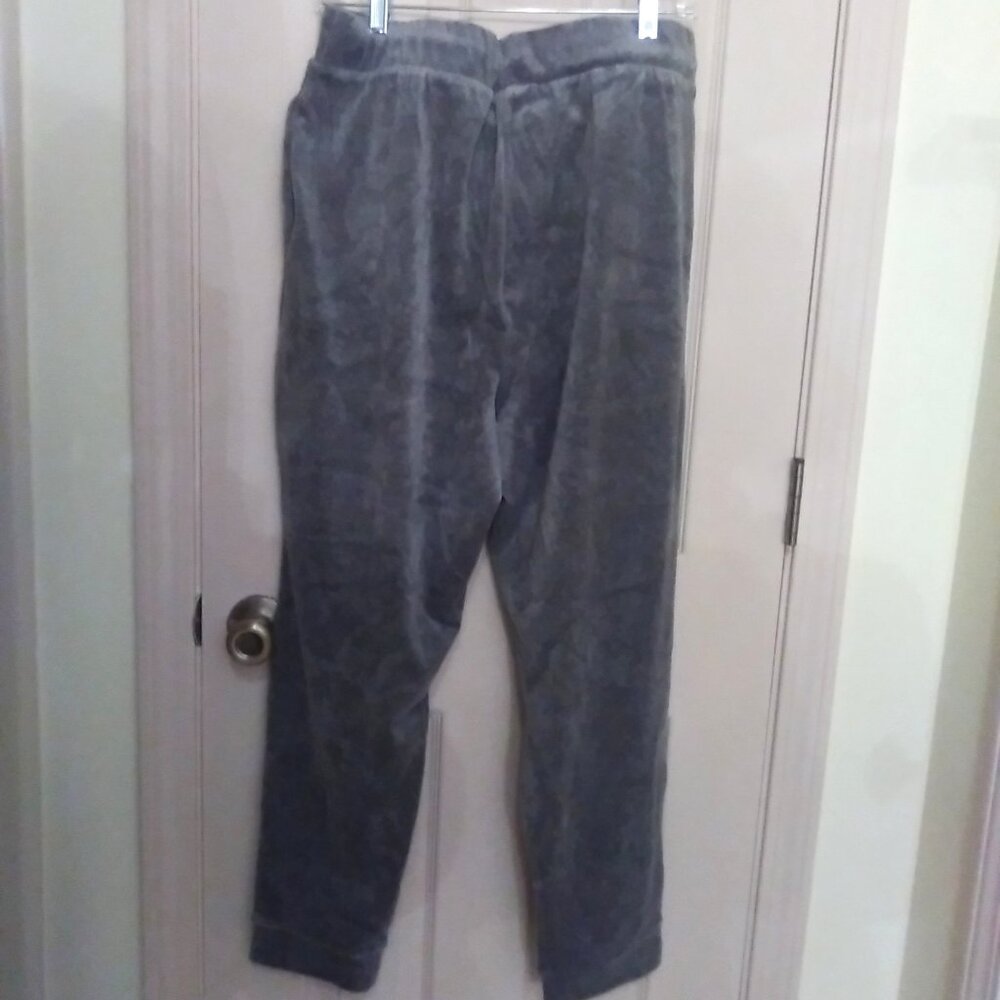 Talbots Loungewear Pull-On/Drawstring Velour Pants - Picture 6 of 6